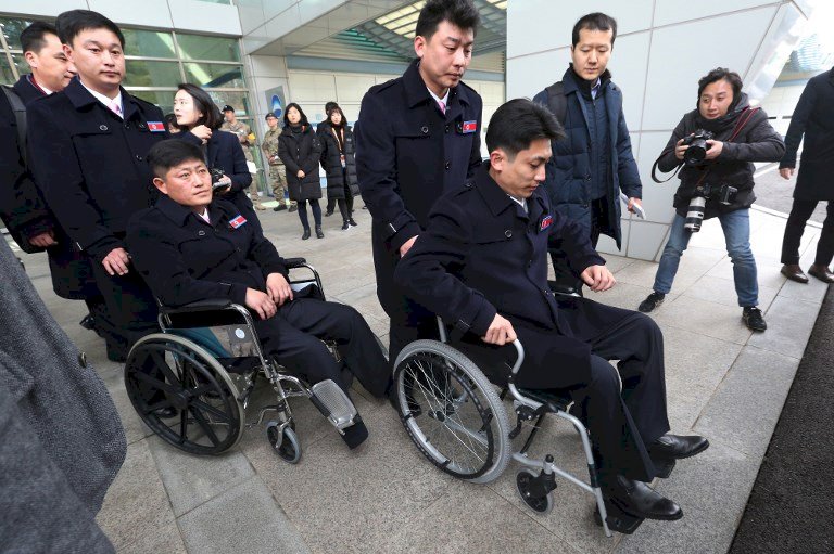 北韓代表團抵南韓 參加平昌冬季帕運