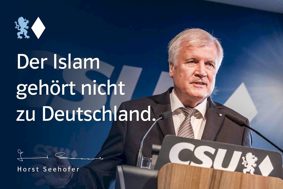 德強硬派新部長：伊斯蘭教非德國一部分