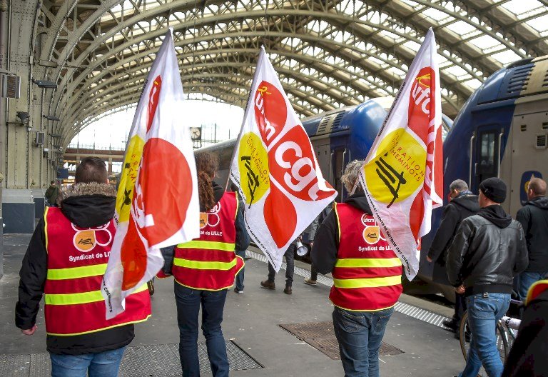 大罷工登場 法國國鐵：90%高鐵列車將停駛