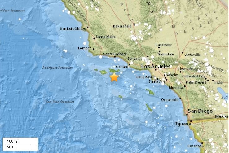 5.3地震襲加州 洛杉磯有感