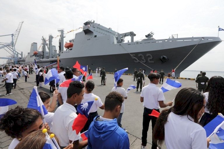 台灣軍艦抵達尼加拉瓜 參與聯合訓練