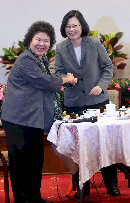 總統正式宣布陳菊接任總統府秘書長