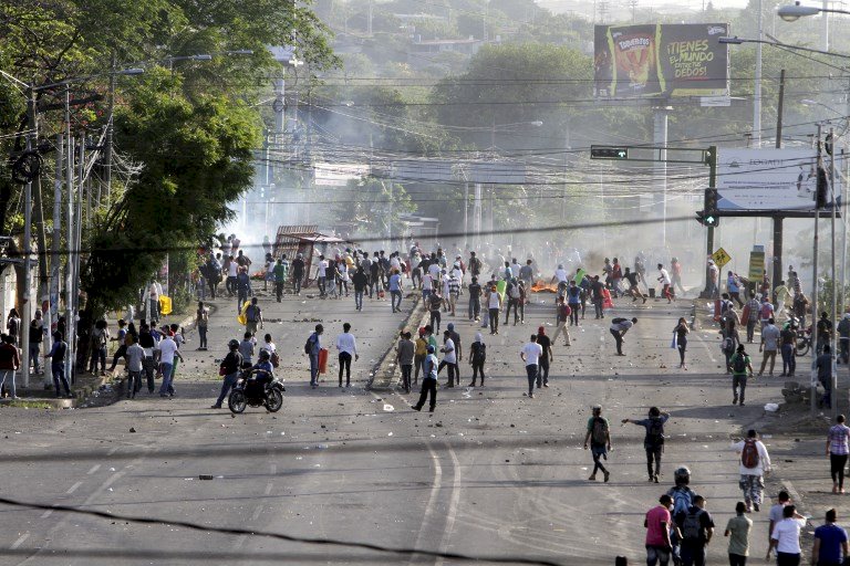 尼加拉瓜警方逮捕示威者 瓦解反政府遊行