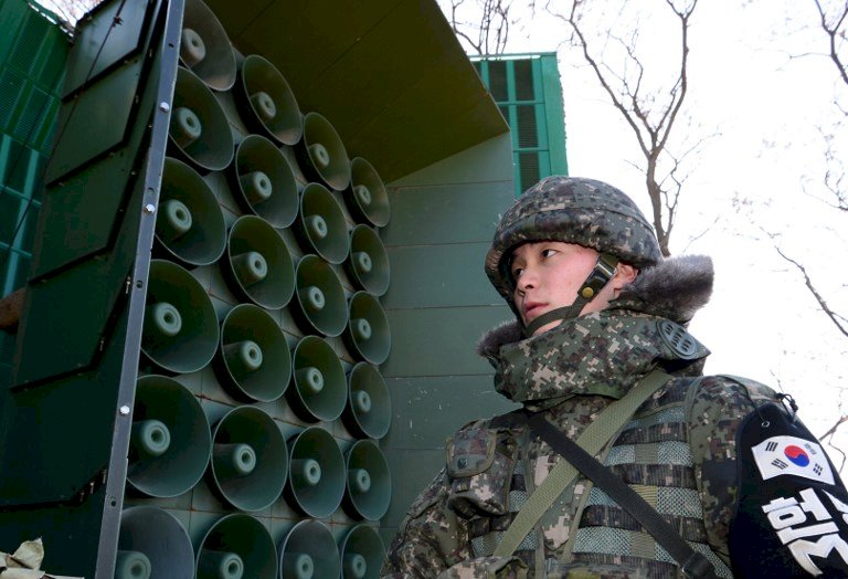 南韓重啟對北韓心戰喊話 邊境擴音器性能遭到質疑