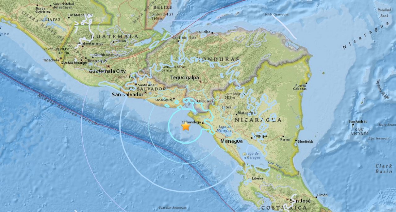 規模5.6地震襲尼加拉瓜外海 暫無災情
