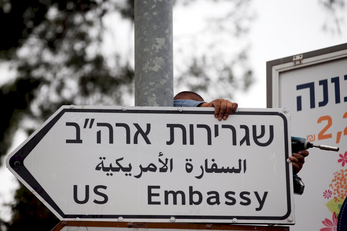 出席美使館啟用 巴勒斯坦召回歐盟4國特使