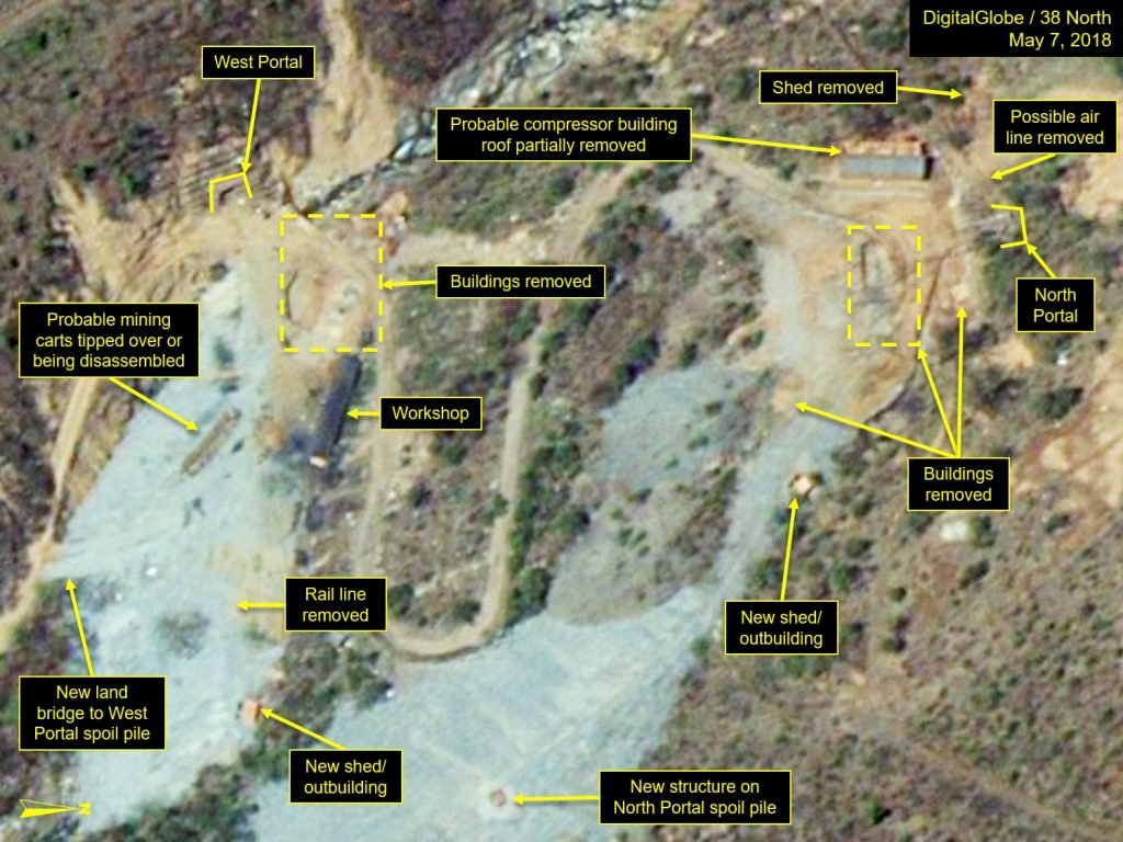美研究機構：北韓開始拆除核試場