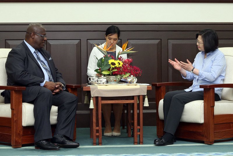 蔡總統感謝聖露西亞支持台灣國際參與