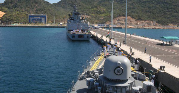 因應中國擴張 印越海軍首次聯合軍演