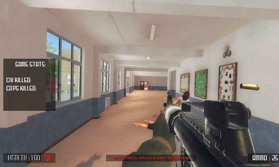 美電玩模擬校園槍擊 引眾怒要求停止發行