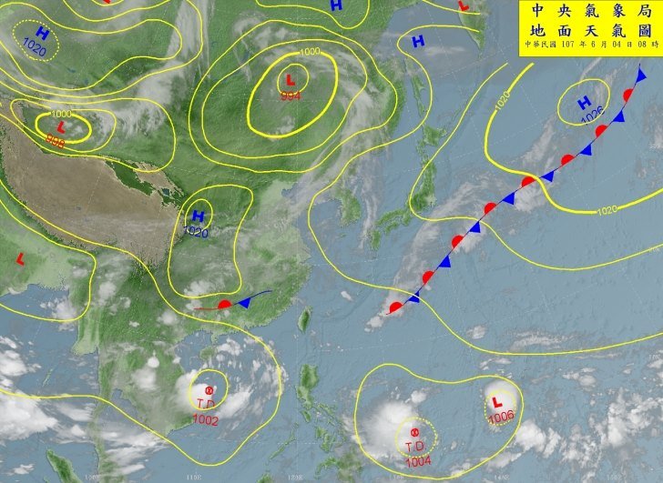 兩低壓可能成颱 週末天氣不穩定