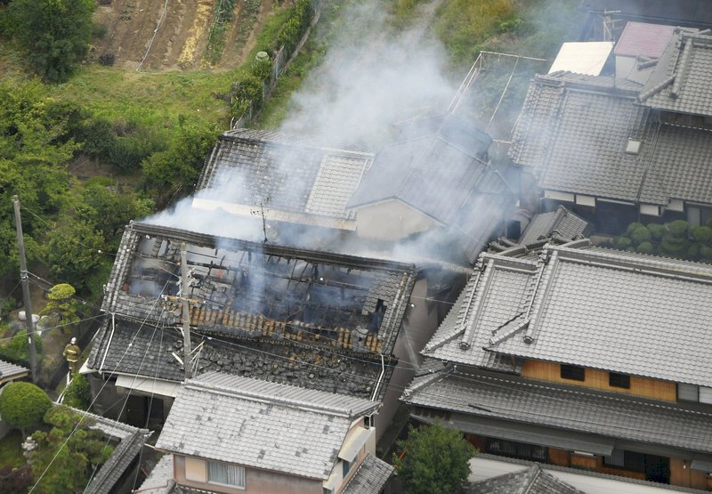 日本大阪強震 傷亡增為5死至少389傷