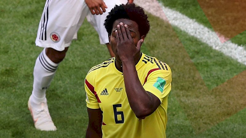 世界盃/哥倫比亞桑卻斯 首位紅牌出場球員