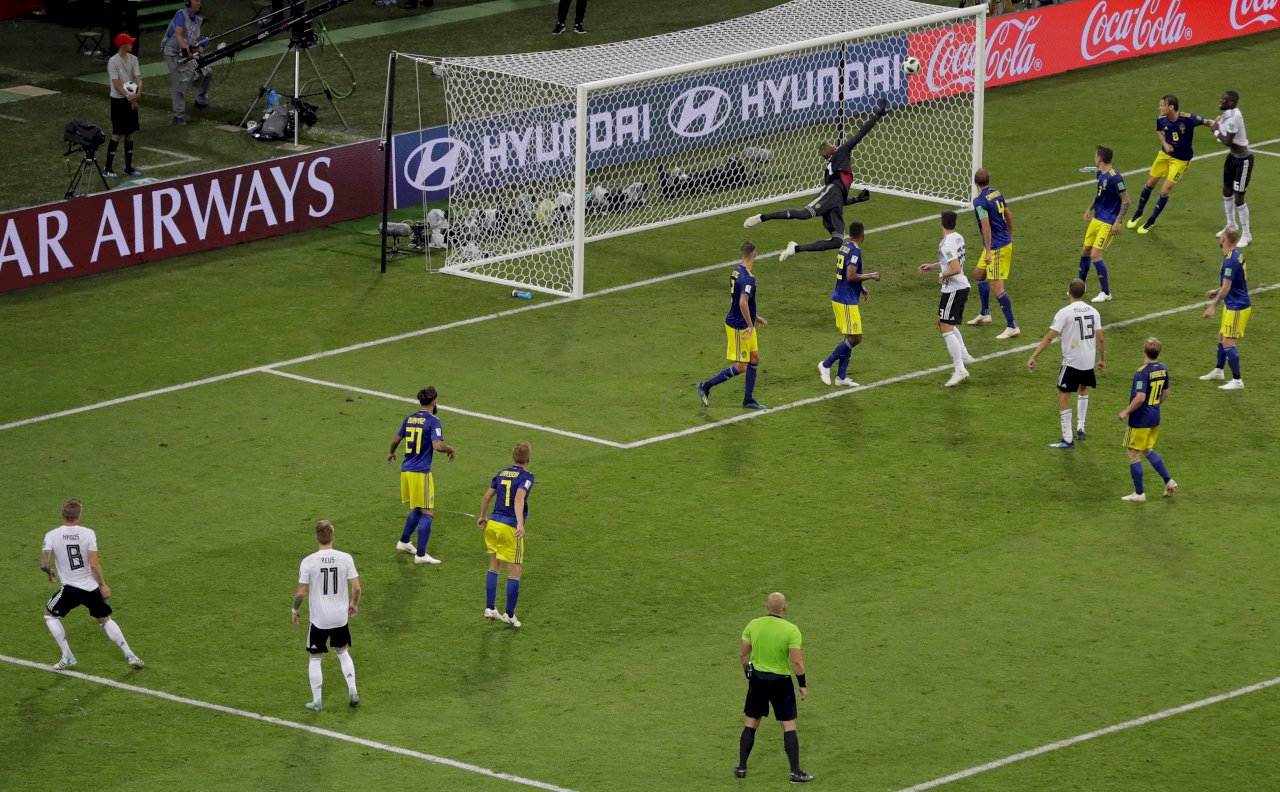 世界盃/德國最後一刻絕殺瑞典 保住衛冕希望