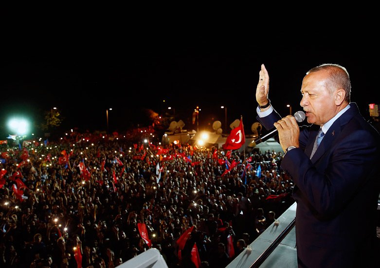 土耳其總統大選 總統艾爾段自行宣布勝選