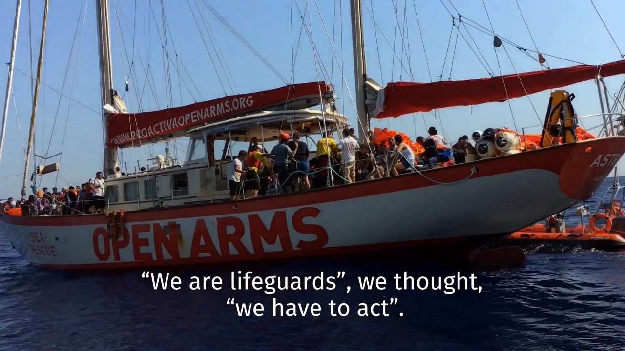 義大利馬爾他拒難民上岸 救援船駛往西班牙
