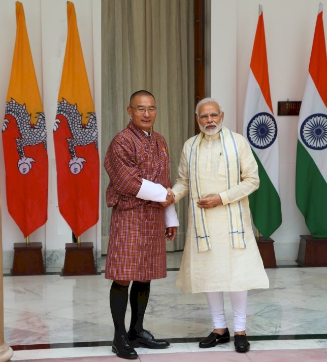 不丹總理訪問印度 與莫迪談強化夥伴合作