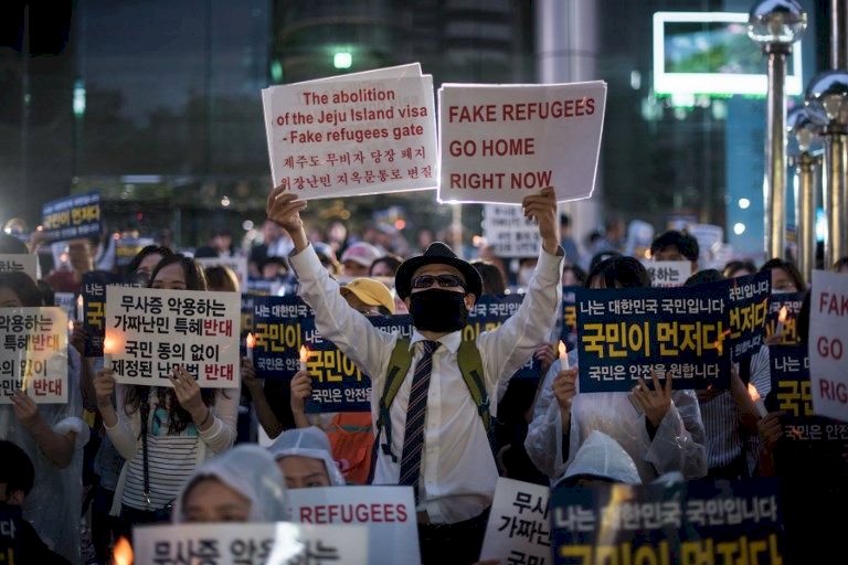 葉門尋求庇護者入境 引爆南韓排外潮