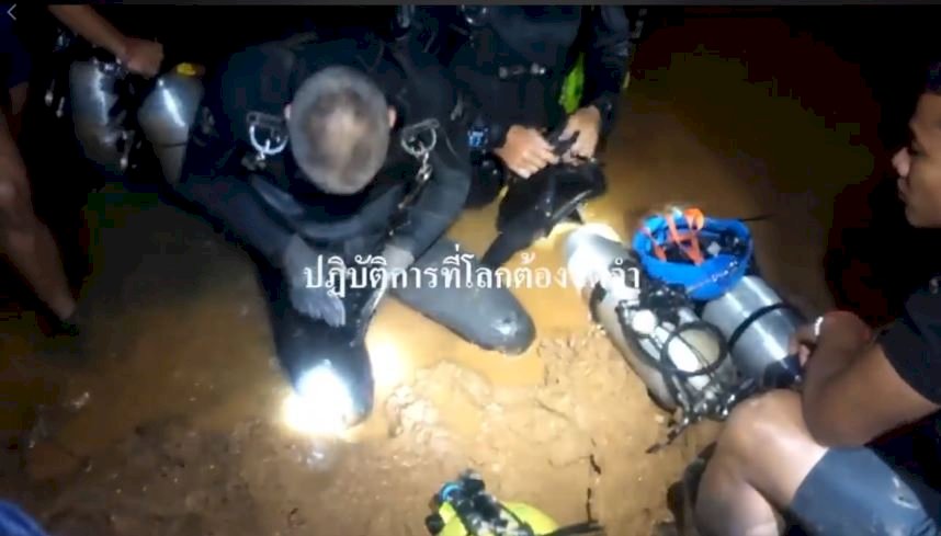 泰國洞穴救援 海豹部隊公布影片