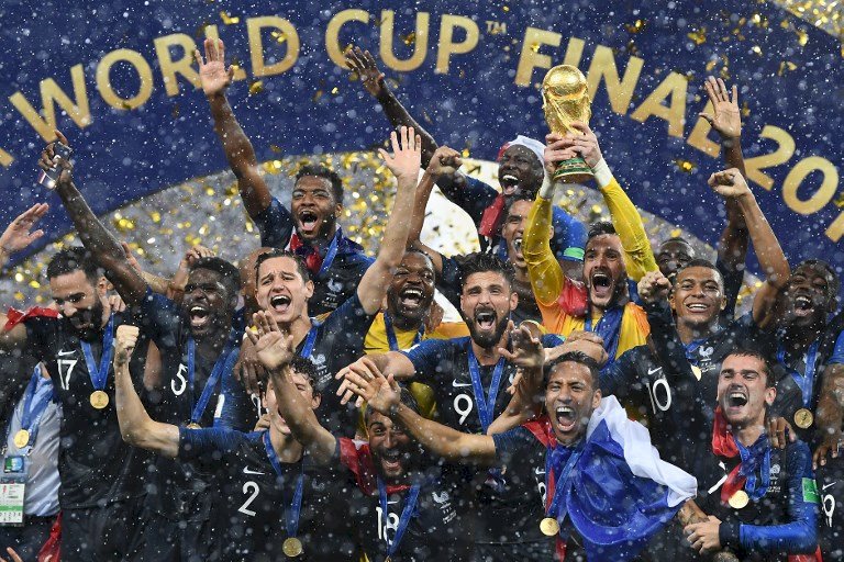 世界盃/法國力挫克羅埃西亞 再捧冠軍獎盃