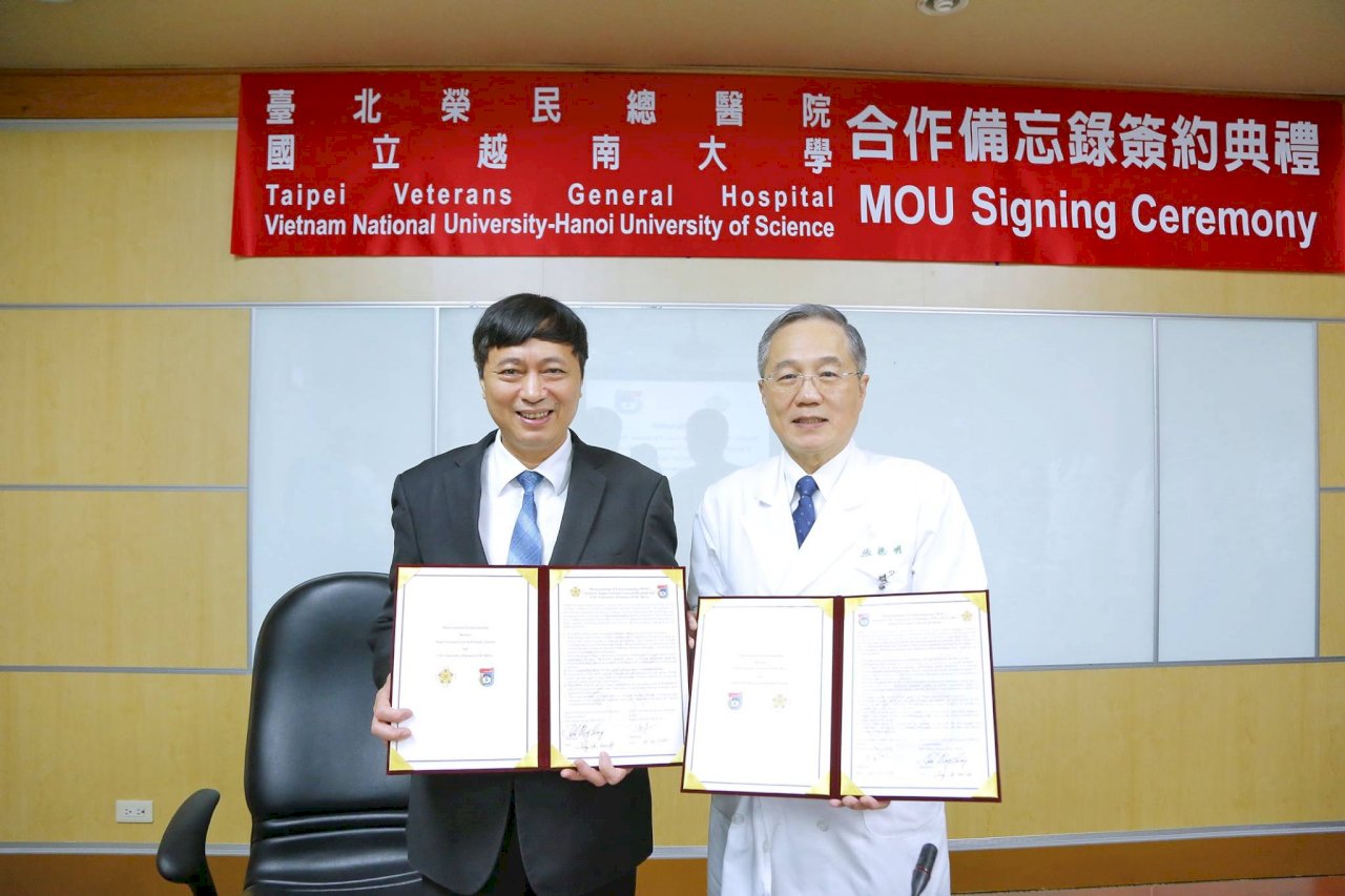醫學教育新南向 北榮今與越南大學簽MOU