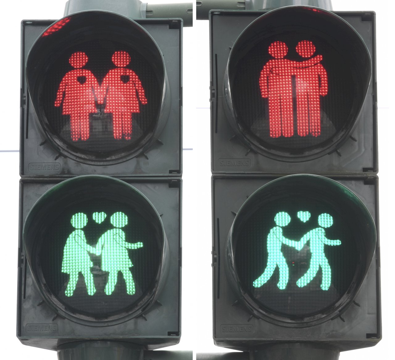 提倡多元價值 法蘭克福設同性伴侶紅綠燈