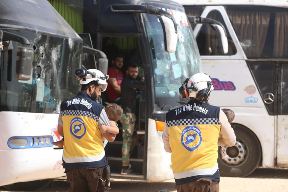 敘政府加強攻勢 救援組織白盔成員撤入約旦