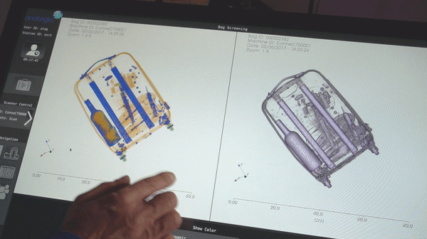 美將用3D電腦斷層攝影掃描 檢查旅客隨身行李