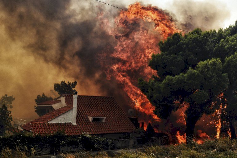 熱浪來襲歐洲野火頻傳 希臘20死百傷