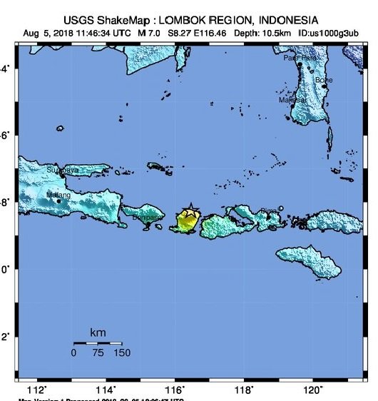 印尼規模7地震後 解除海嘯警報