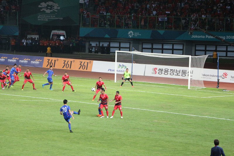 印尼亞運/中華男足對戰印尼  0比4落敗