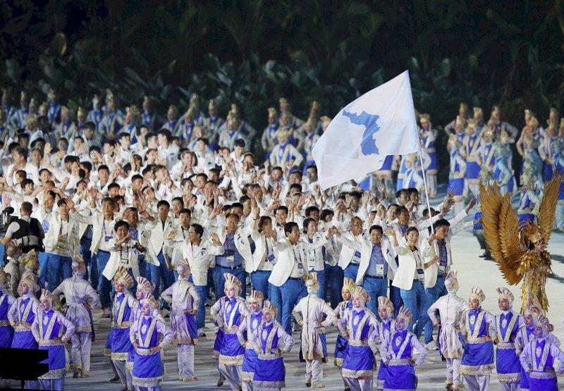 印尼亞運/兩韓聯隊首面獎牌 女子龍舟鍍銅