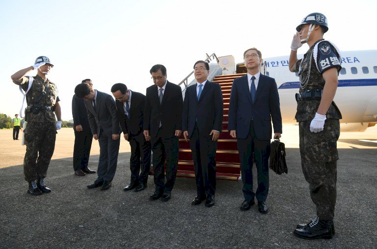 南韓特使團訪平壤 談文金三會與非核化僵局