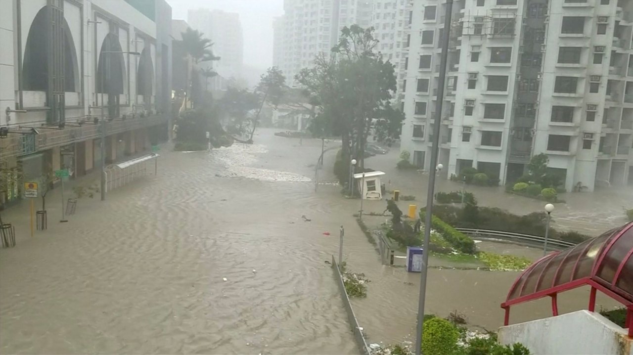 颱風影響 17日部分香港航班異動