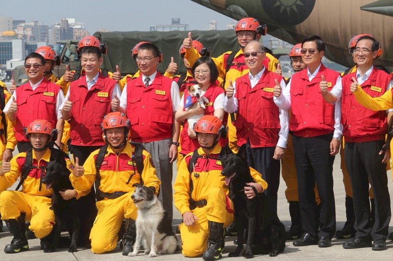 台灣搜救犬能量強 7隻獲聯合國認證