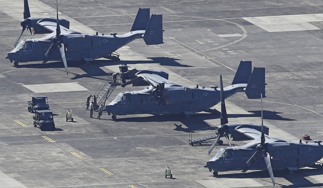 魚鷹機進駐東京 美軍首度部署沖繩以外