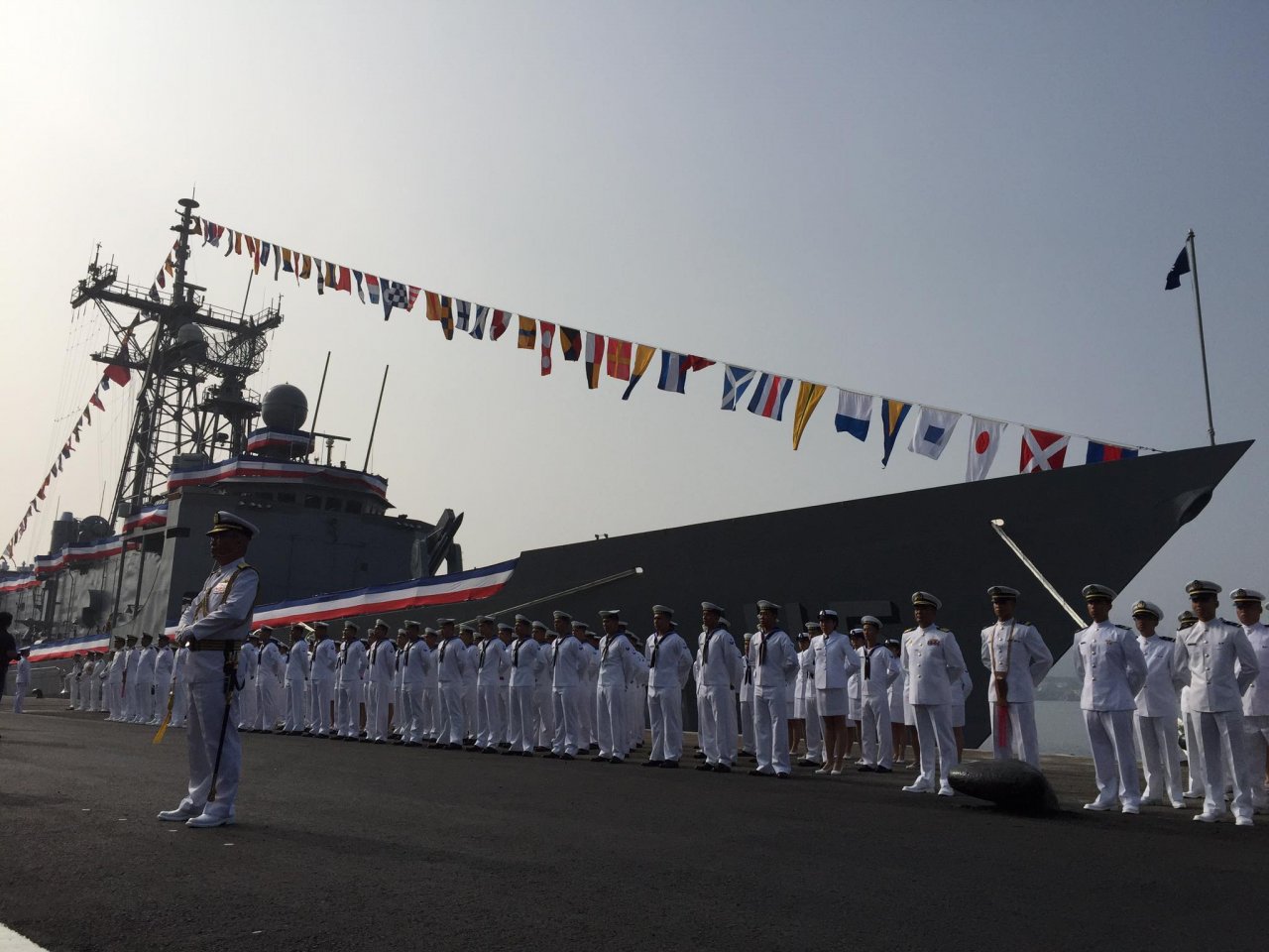海軍派里雙艦成軍 AIT：將提升台灣防衛能力