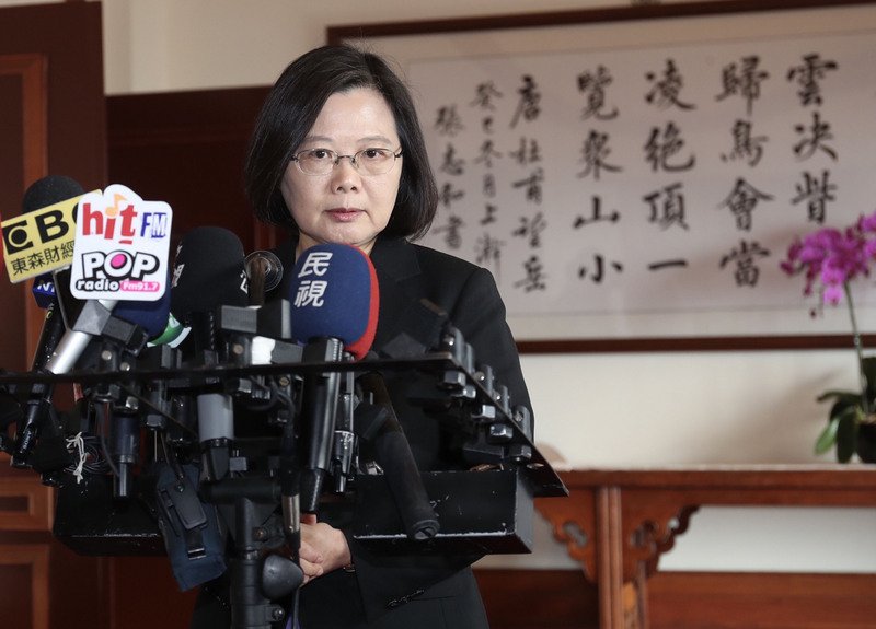 馬提新三不 蔡總統批傷害台灣主權