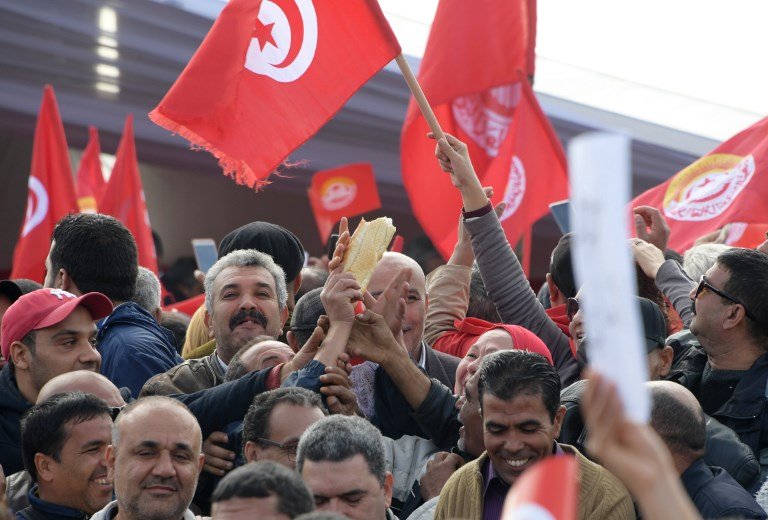 突尼西亞公務員發動5年來最大規模罷工