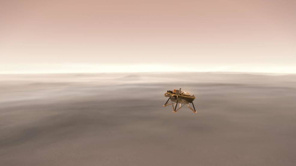 熬過恐怖6分半 洞察號降落火星替人類登陸探路