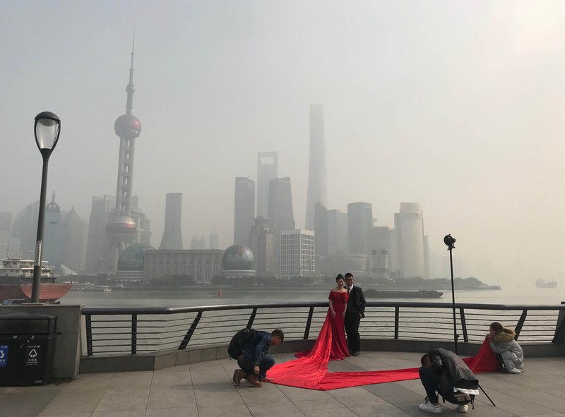 入秋首波空氣重汙染 上海發布橙色預警
