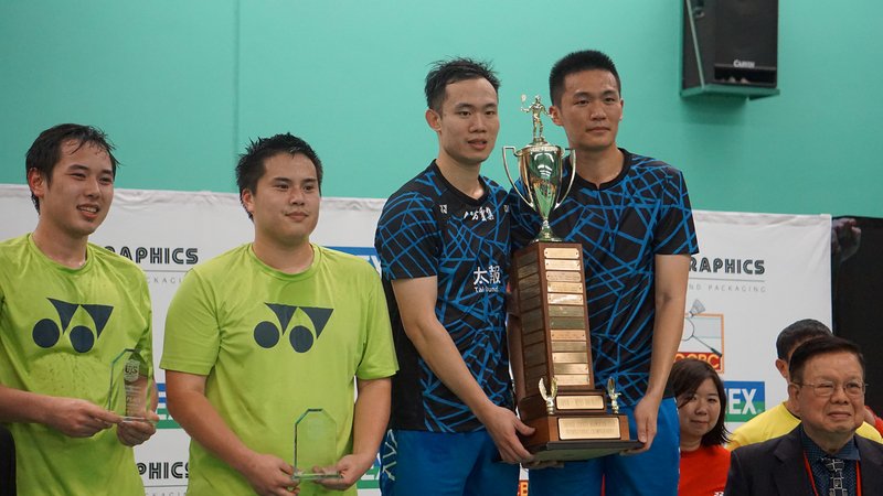 美國羽球賽兄弟對決 台灣呂家擊敗地主奪冠
