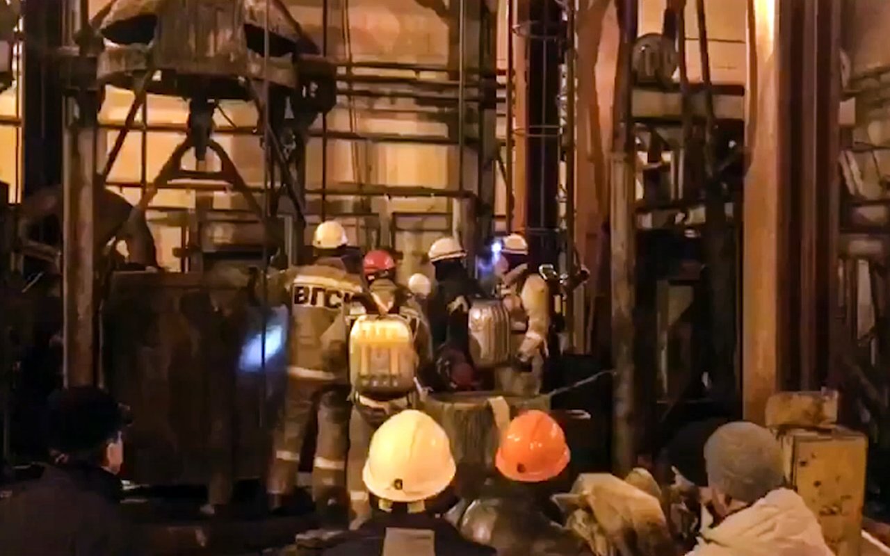 俄國礦區火災 9名工人恐喪生