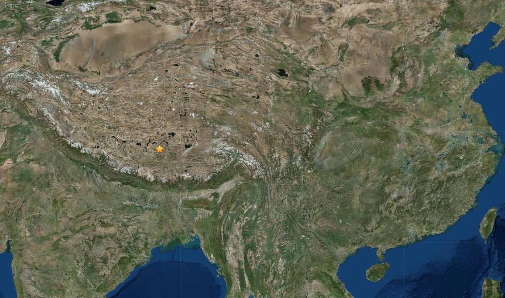 西藏日喀則市謝通門縣凌晨傳規模5.8淺層地震