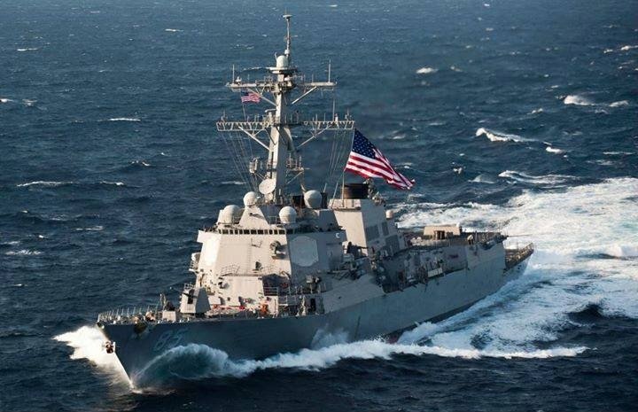 美2軍艦穿越台海 致力維護印太地區自由開放