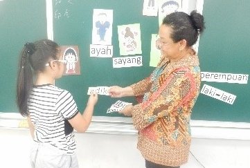 金門西口國小逾3成新二代 愛學印尼語