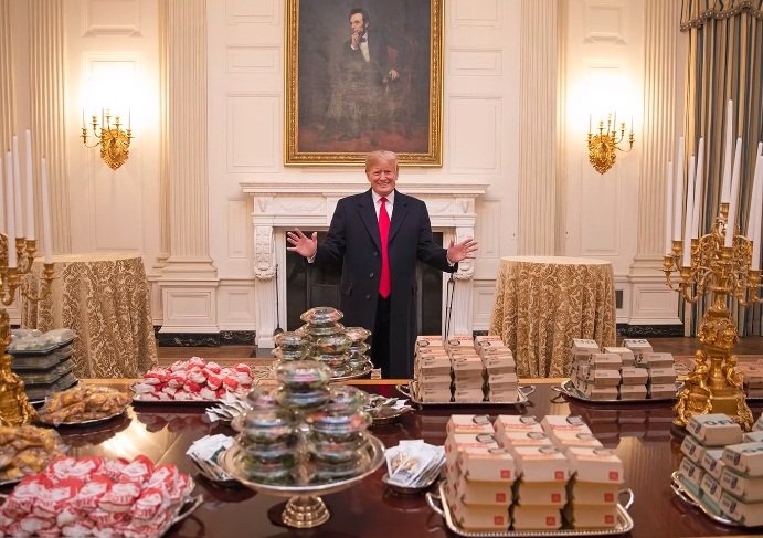 白宮主廚被迫休假 川普宴客出動麥當勞