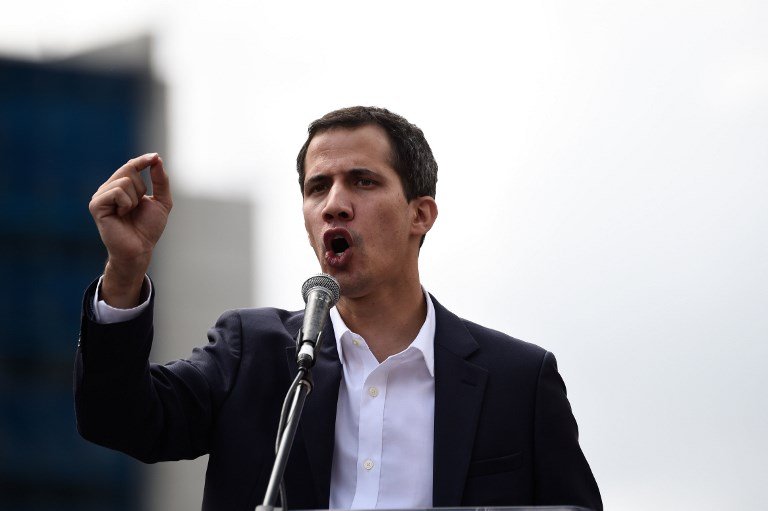 委內瑞拉反對派領袖宣告就任臨時總統 川普承認
