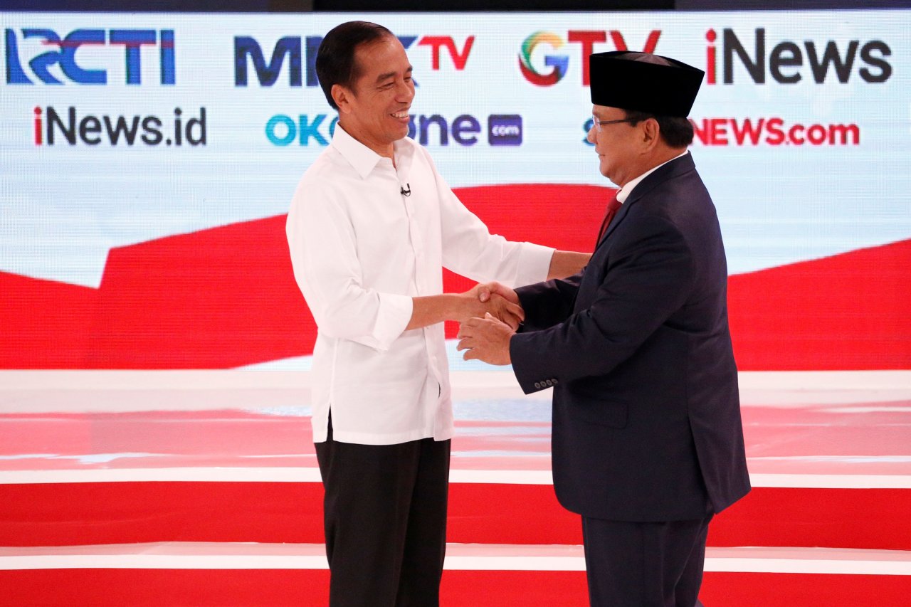 印尼大選在即 總統候選人激辯國防外交