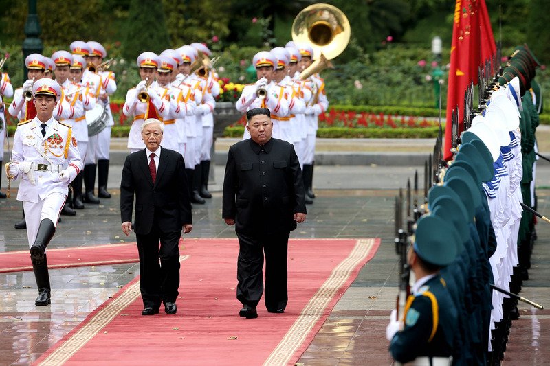 北韓領袖半世紀後再訪越 金正恩會晤越南高層